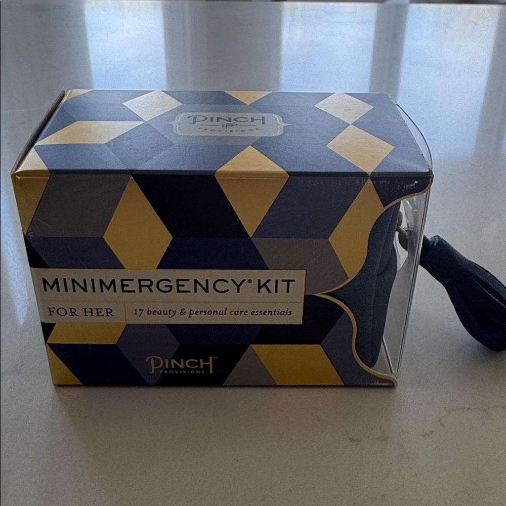 Anthropologie Pinch Provisions Navy Minimergency Kit NWT